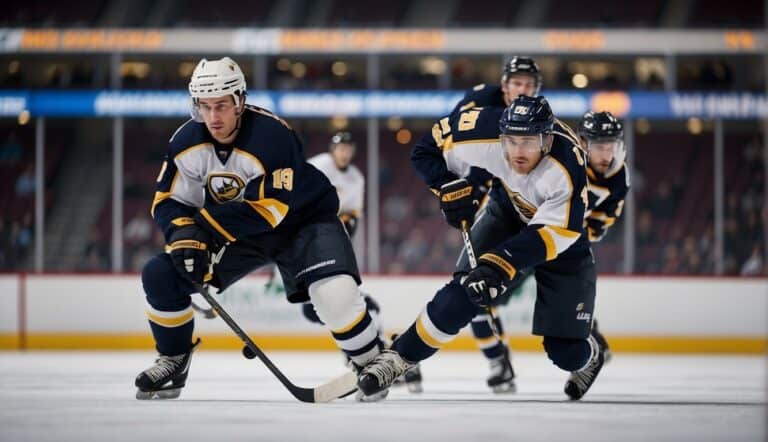 A hockey player carefully selects and maintains their equipment, including skates, helmet, gloves, and stick